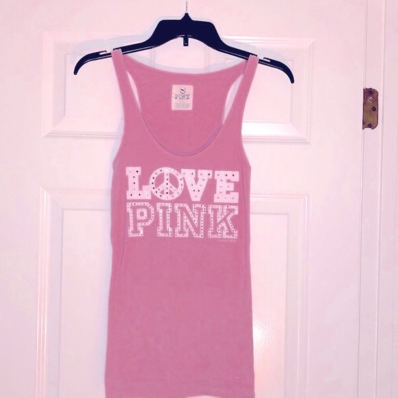 PINK Victoria's Secret Tops - VS PINK Racerback Tank Top